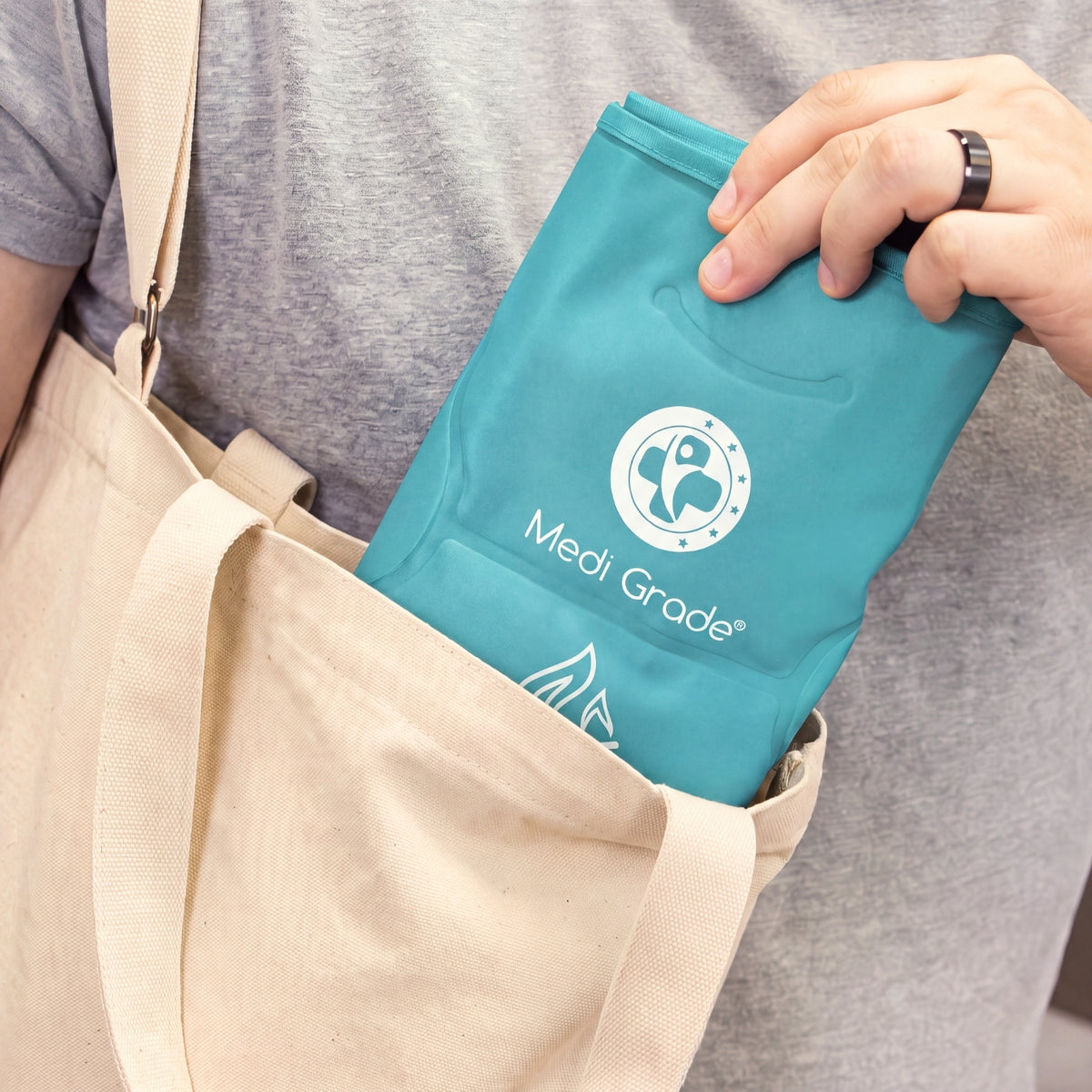 Medi Grade Knee Ice Pack Wrap - Reusable Ice Pack for Knees and Surgery