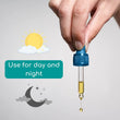 Load image into Gallery viewer, A hand holding a dropper with words "use for day and night"
