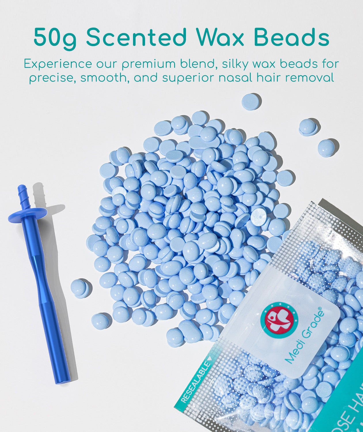 Medi Grade Nose Waxing Set - Nose Hair Removal Wax at Home