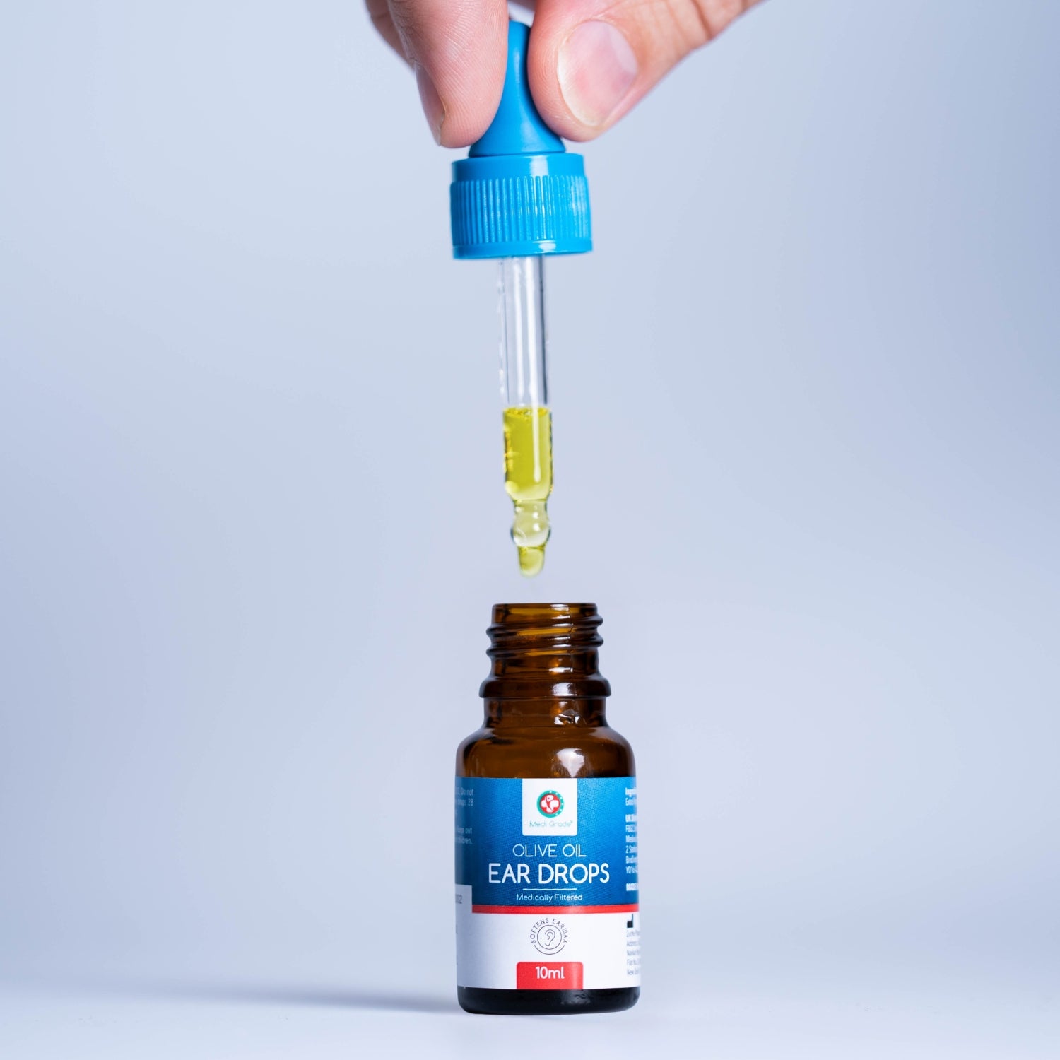 Medi Grade Olive Oil Ear Drops - Drops for Ear Wax Removal