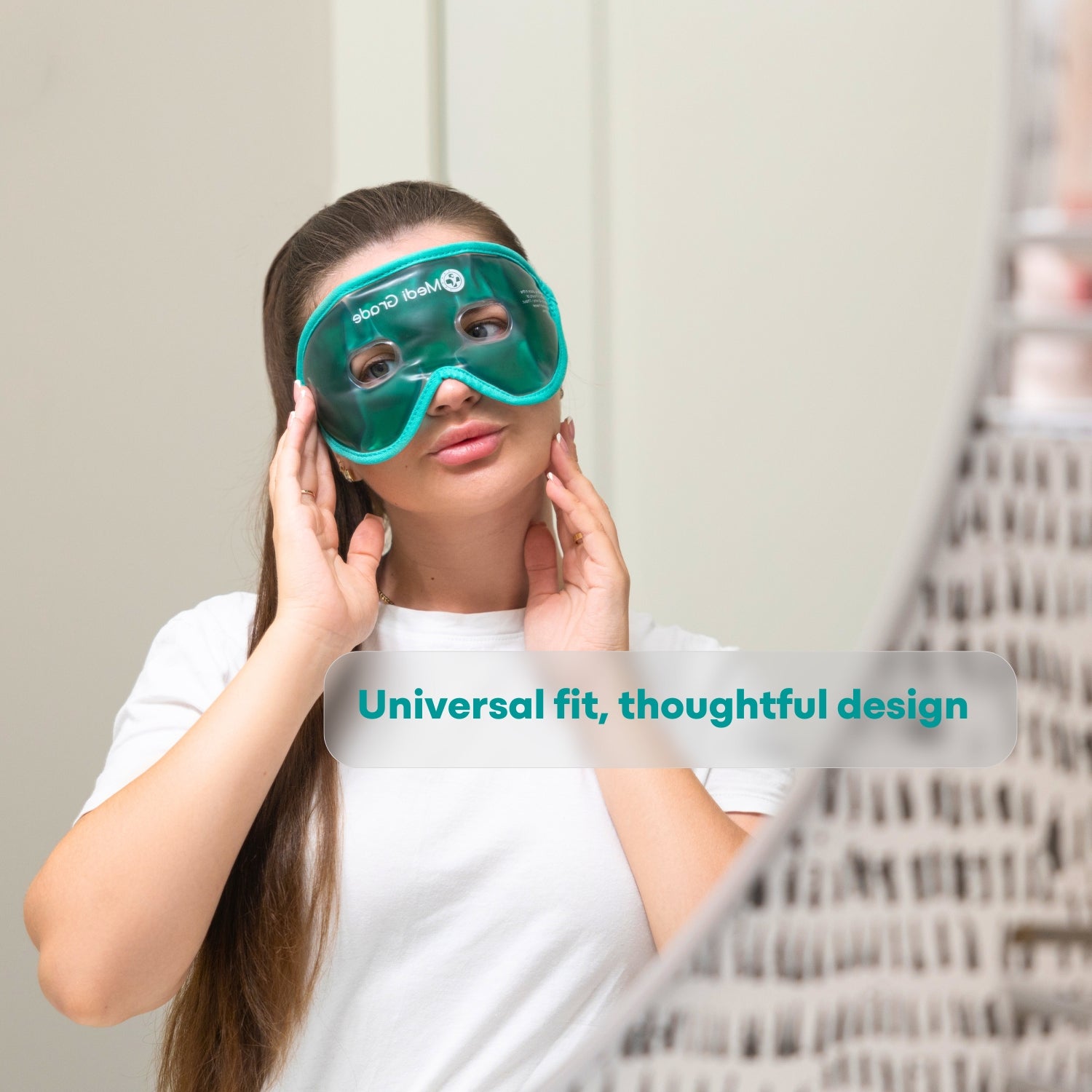 Medi Grade Gel Eye Mask Set - Cooling Gel Pack for Eyes