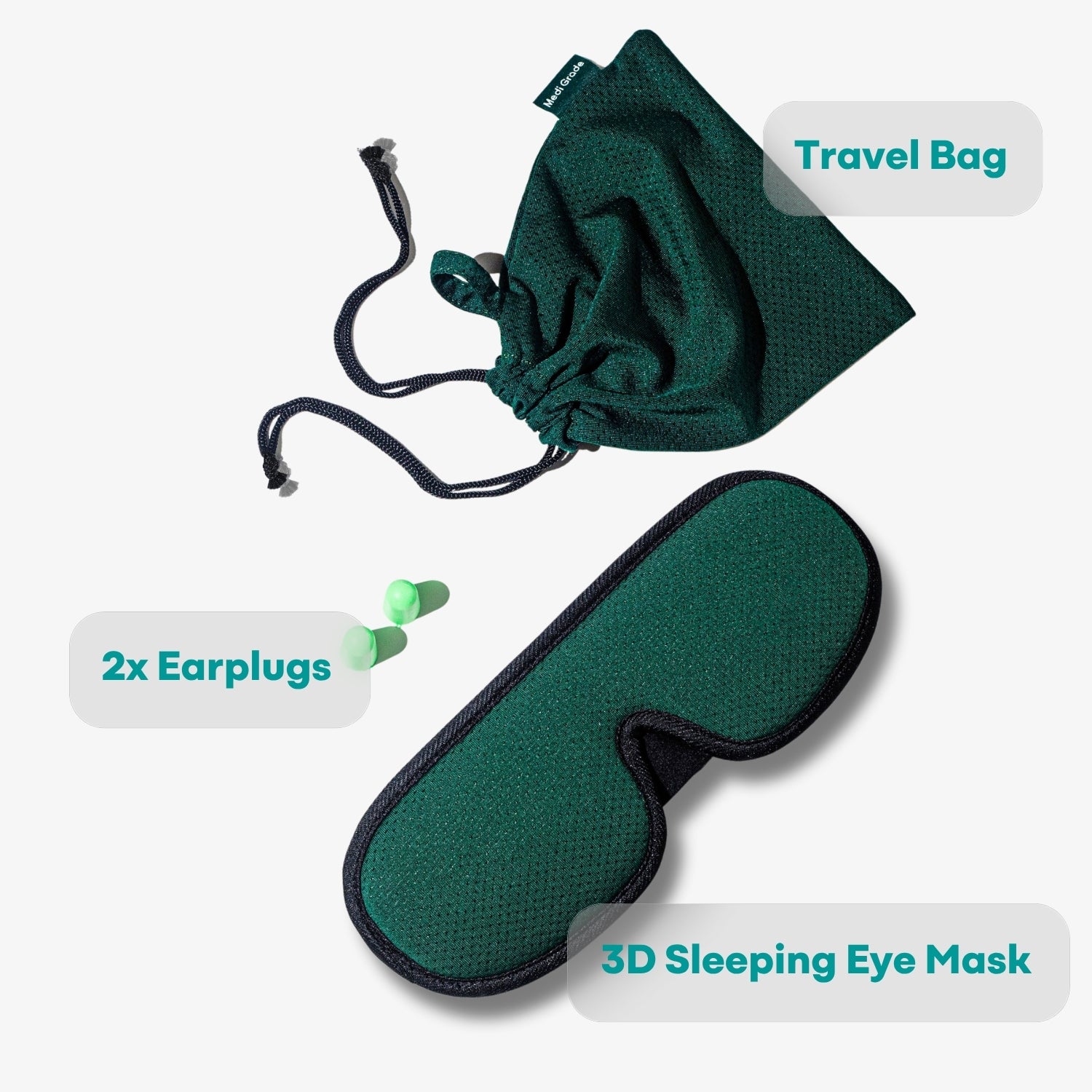 Medi Grade 3D Sleeping Eye Mask – 100% Light Blocking Mask