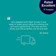 Load image into Gallery viewer, Review stating that they are "very pleased with Medi Grade, it was easy to order, good value for money and arrived in good time"
