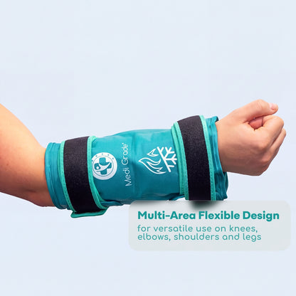 Medi Grade Knee Ice Pack Wrap - Reusable Ice Pack for Knees and Surgery