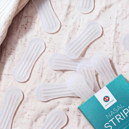 Medi Grade Nasal Strips, 50 Pack - Clear Nose Strips for Breathing
