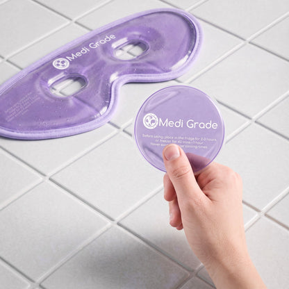 Medi Grade Gel Face Set - Soothe and Rejuvenate Skin, Purple Set