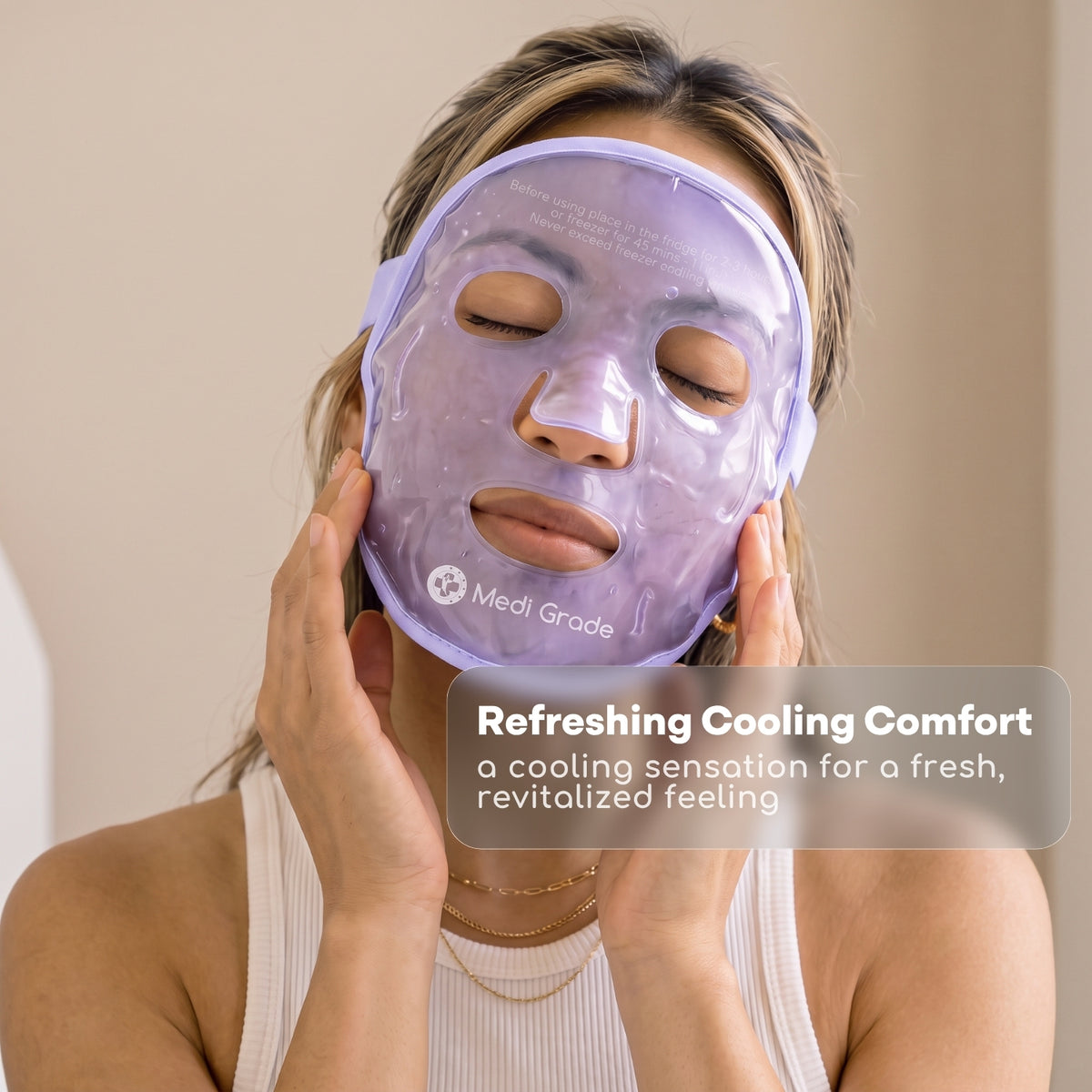 Medi Grade Gel Face Set - Soothe and Rejuvenate Skin, Purple Set