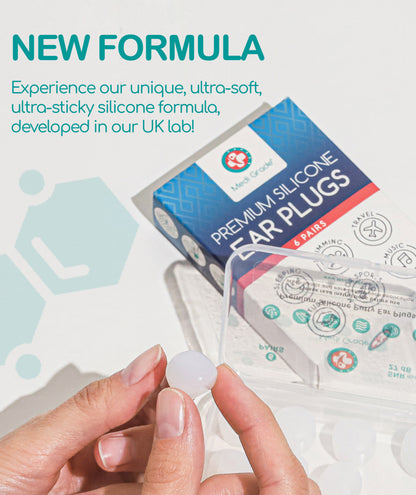 Medi Grade Silicone Ear Plugs - Noise Cancelling Mouldable Ear Plugs