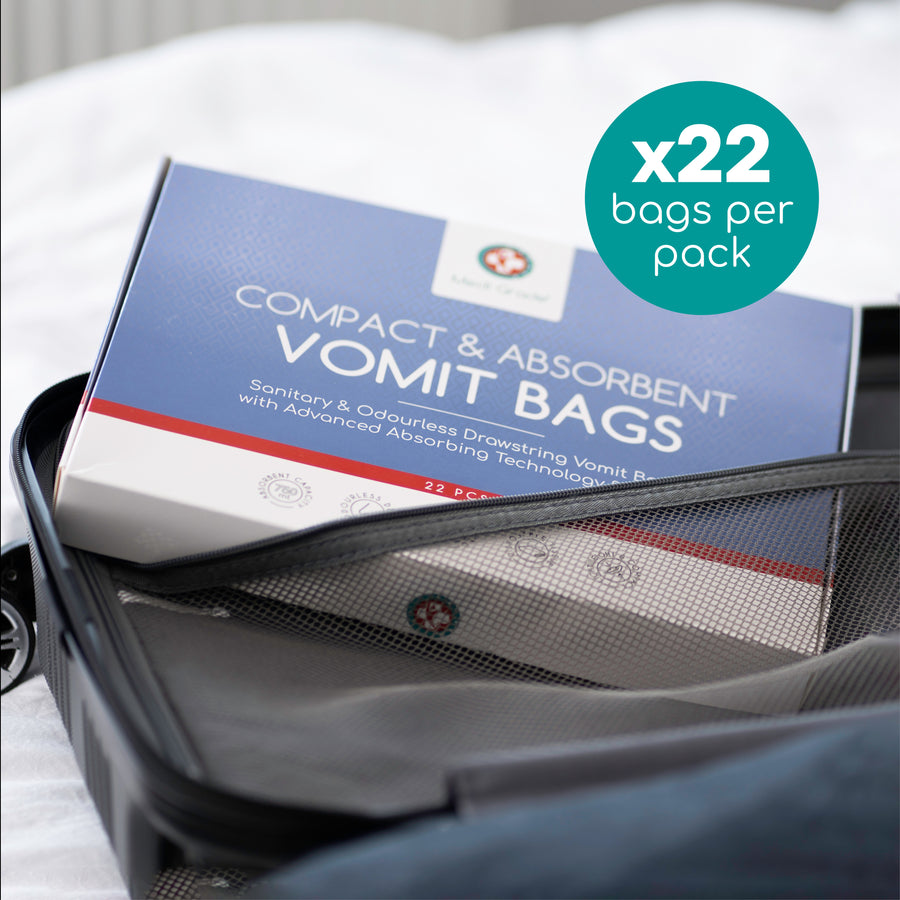 Medi Grade Travel Vomit Bag - Disposable Sick Bags