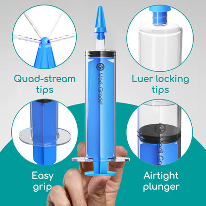 Medi Grade Ear Syringe Volume Pack - Ear Wax Cleaning at Home