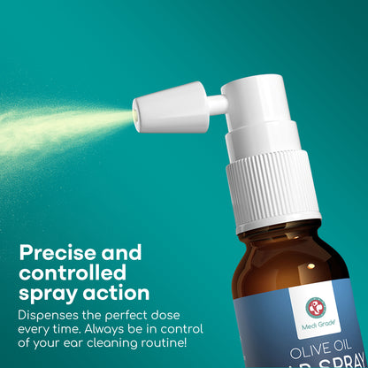 Medi Grade Olive Oil Ear Spray – 100% Natural Ear Oil Spray