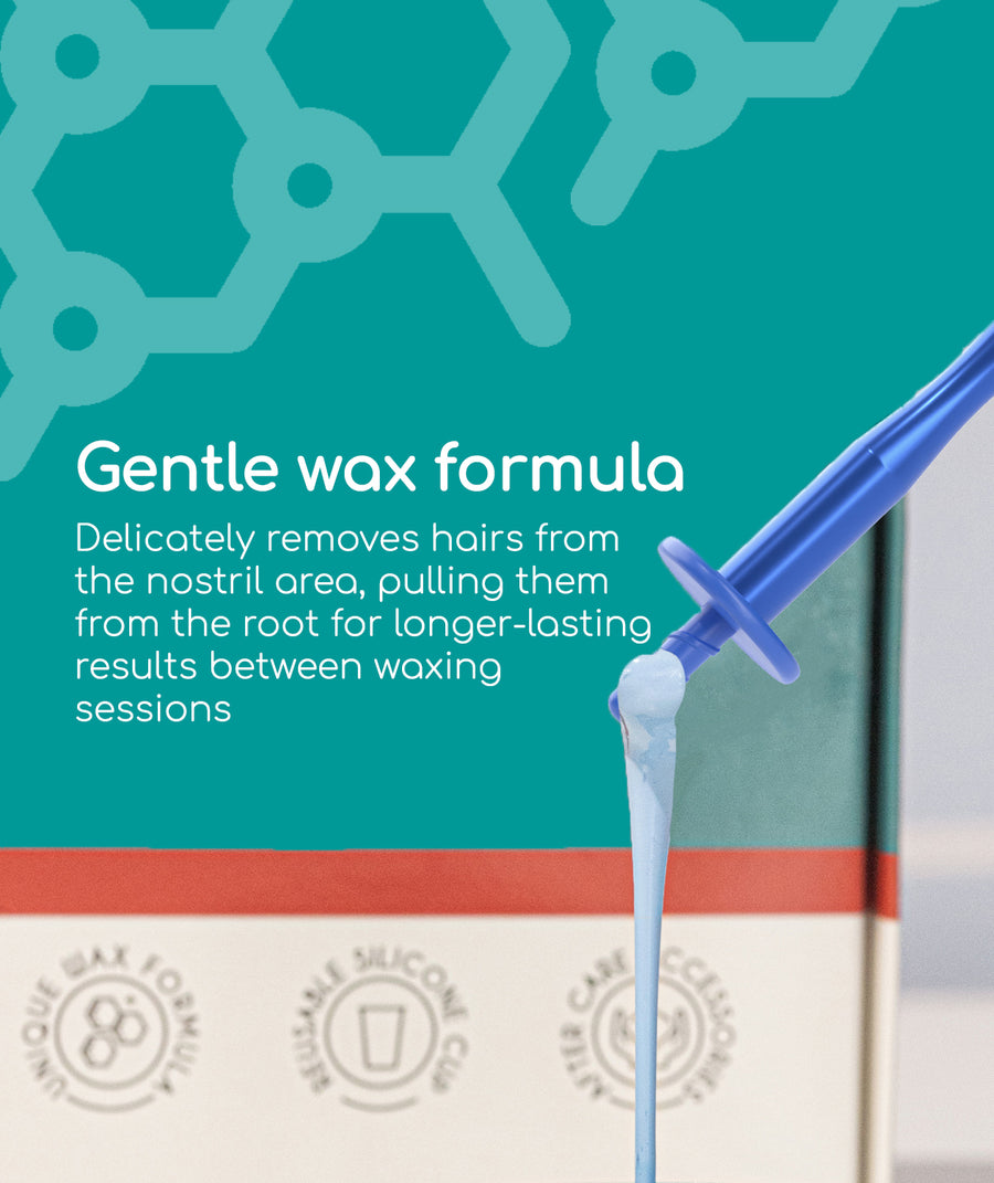 Medi Grade Nose Waxing Beads and Replacement Tips for the Medi Grade Nose Waxing Pack - Nose Hair Removal Wax at Home