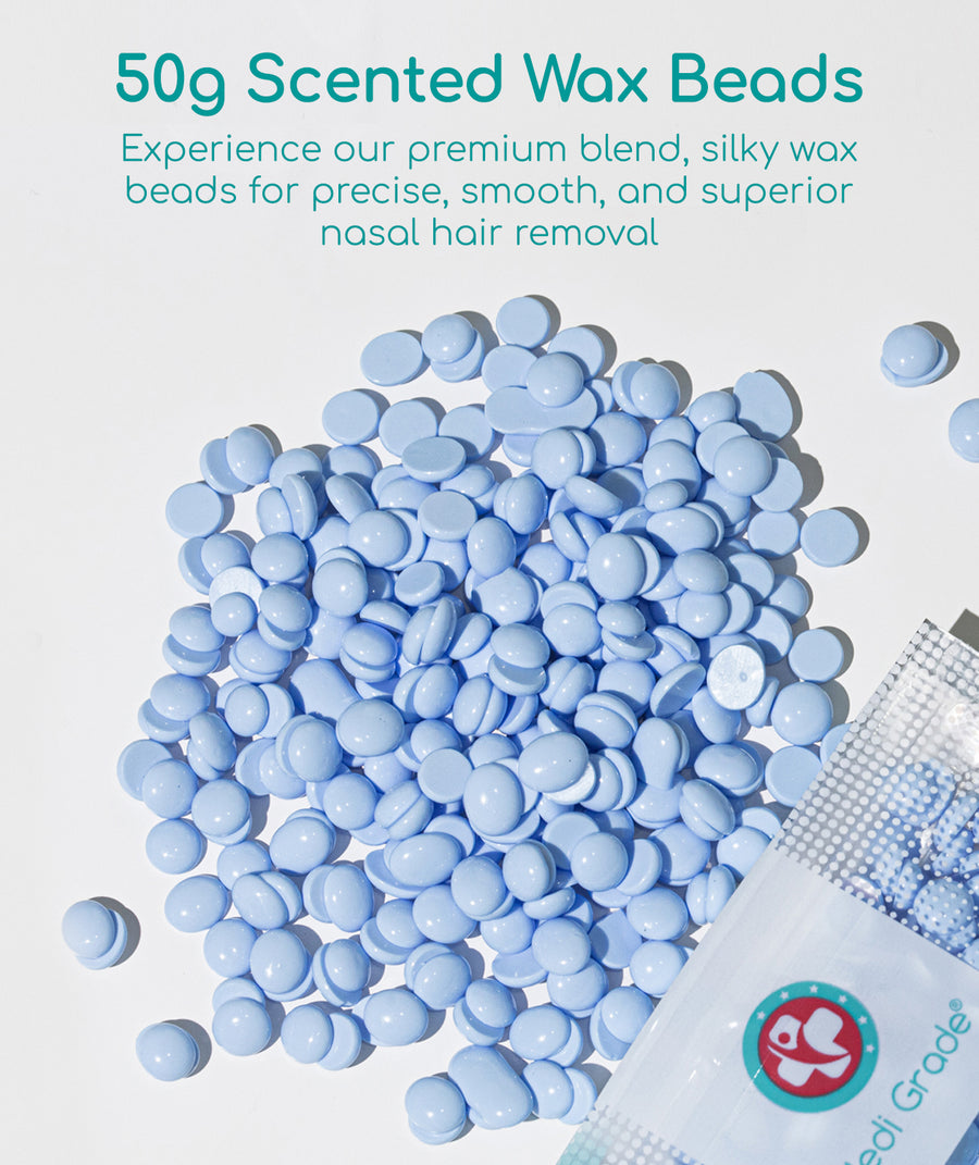 Medi Grade Nose Waxing Beads and Replacement Tips for the Medi Grade Nose Waxing Pack - Nose Hair Removal Wax at Home