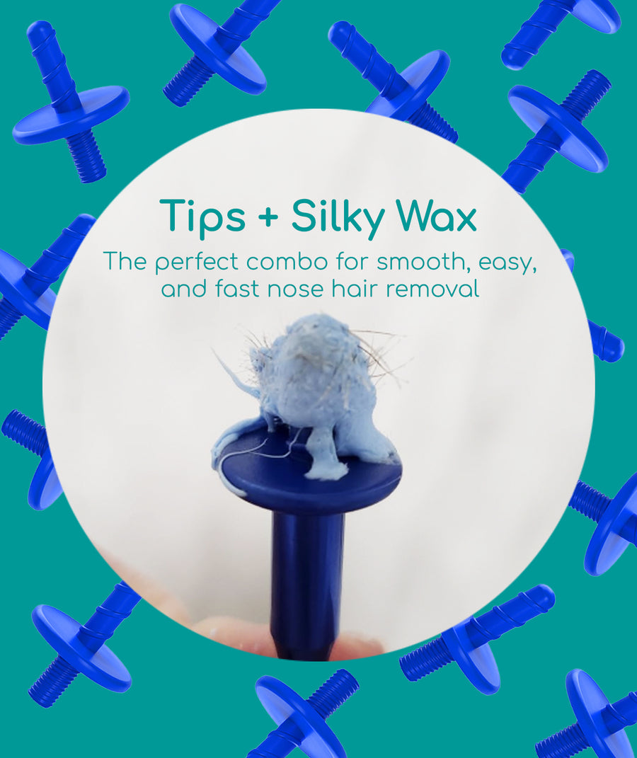 Medi Grade Nose Waxing Beads and Replacement Tips for the Medi Grade Nose Waxing Pack - Nose Hair Removal Wax at Home