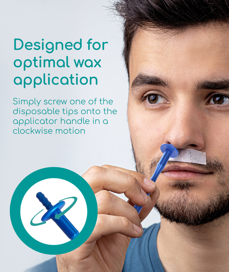 Medi Grade Nose Waxing Beads and Replacement Tips for the Medi Grade Nose Waxing Pack - Nose Hair Removal Wax at Home