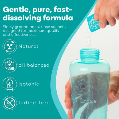 Medi Grade Nasal Rinse 50 Sachets - Gentle Nasal Rinse for Home
