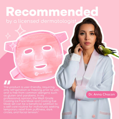 Medi Grade Gel Face Set - Soothe and Rejuvenate Skin, Pink Set