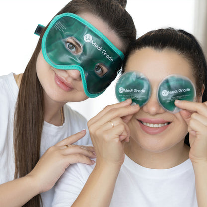 Medi Grade Cooling Gel Mask Set – Reusable Gel Pack for Face