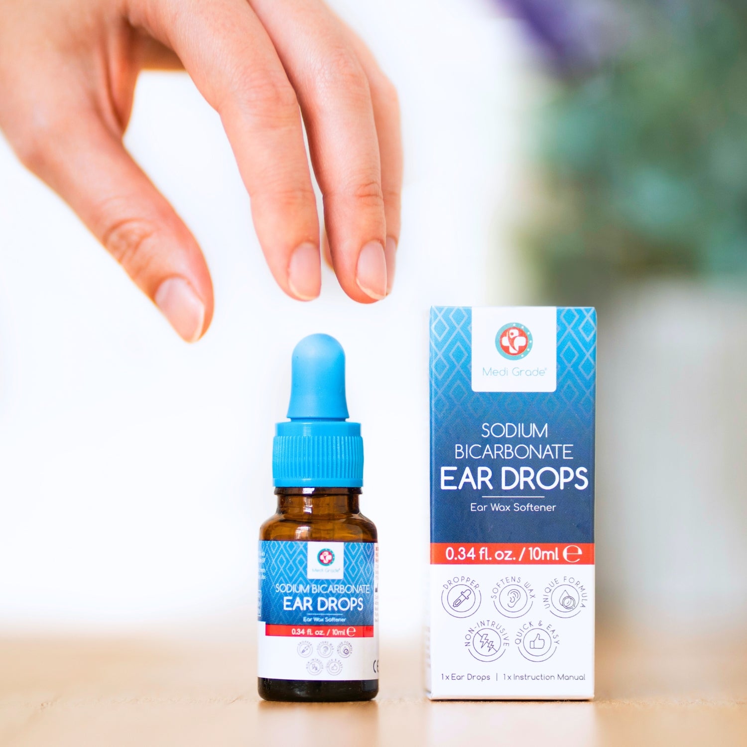 Medi Grade Sodium Bicarbonate Ear Drops - Dissolve Ear Wax at Home