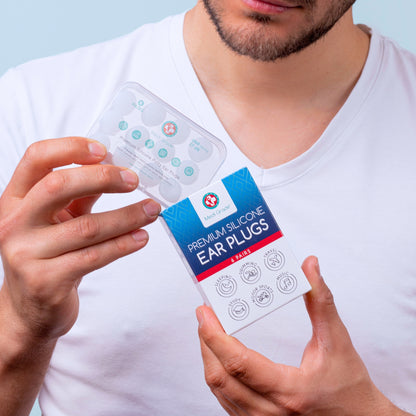 Medi Grade Silicone Ear Plugs - Noise Cancelling Mouldable Ear Plugs