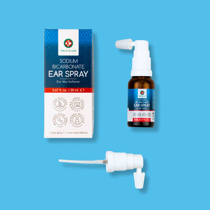 Medi Grade Sodium Bicarbonate Ear Spray - for Blocked Ears and Wax Removal