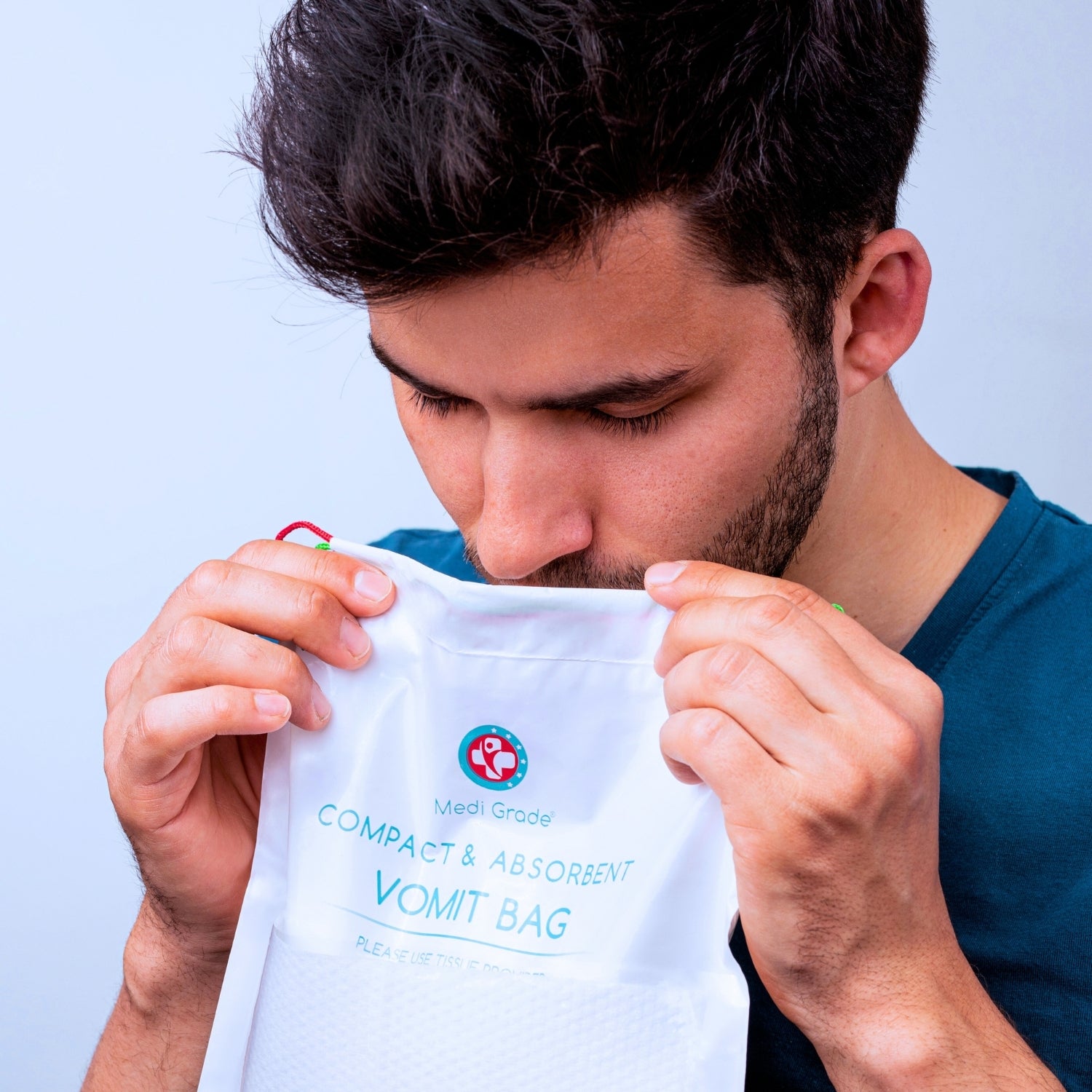 Medi Grade Travel Vomit Bag, Pack of 22 - Disposable Sick Bags