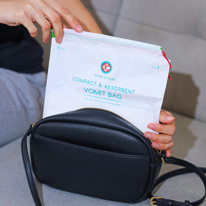 Medi Grade Travel Vomit Bag, Pack of 22 - Disposable Sick Bags