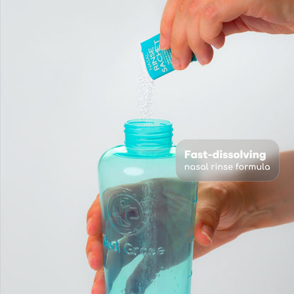Medi Grade Nasal Rinse Sachets - Nasal Rinse Essentials Kit for Home 130 Sachets x 4.5g