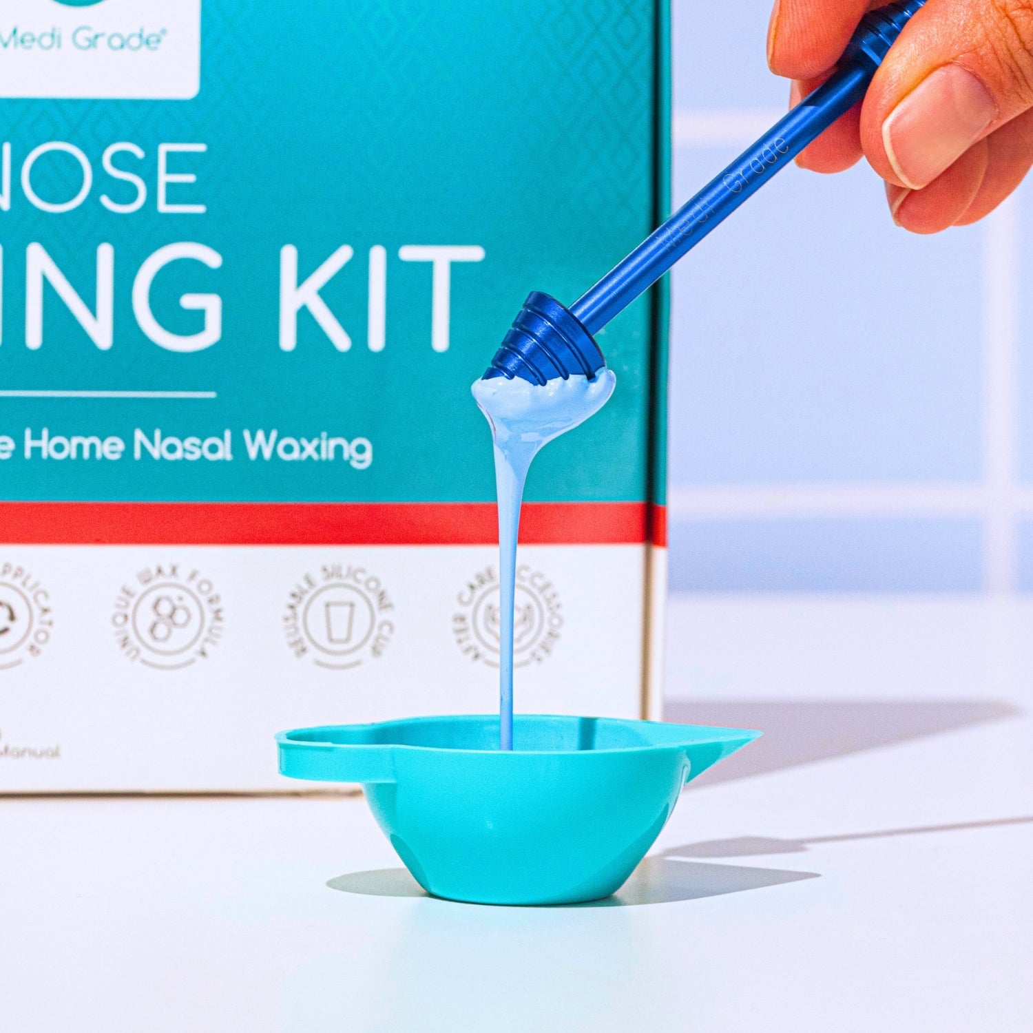 Medi Grade Nose Waxing Kit - Nose Hair Removal Wax at Home