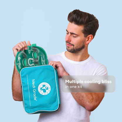 Medi Grade Cooling Gel Mask Set – Reusable Gel Pack for Face