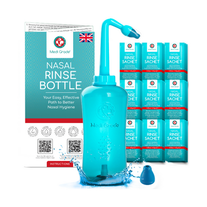 Medi Grade 500ml Nose Rinse Bottle – Gentle Nasal Rinse at Home