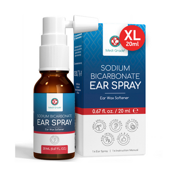 Medi Grade Sodium Bicarbonate Ear Spray - for Blocked Ears and Wax Removal