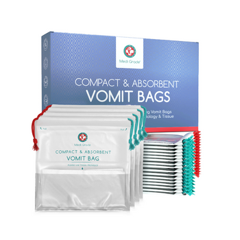 Medi Grade Travel Vomit Bag - Disposable Sick Bags